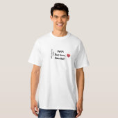 突然の心拍停止の生存者 Tシャツ (正面フル)