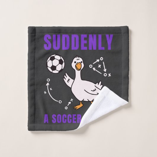 突然サッカー通に ウォッシュタオル (ウォッシュタオル)