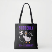 突然サッカー通に トートバッグ (正面)