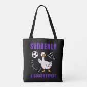 突然サッカー通に トートバッグ (裏面)