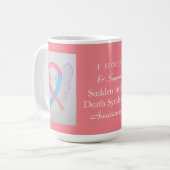 突然乳児死症候群(SIDS)認識度マグカップ コーヒーマグカップ (正面左)