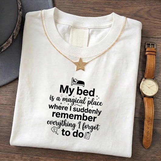 突然何もかも忘れた場所 Funny Tee Tシャツ