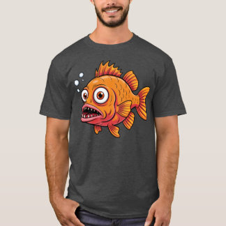 突然変異の魚 Tシャツ