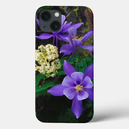 突然変異オダマキ（植物）野生の花 Case-Mate iPhoneケース (裏面)