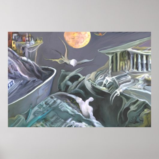 突然変異ランドスケープ'フルコントラスト' ポスター (正面)