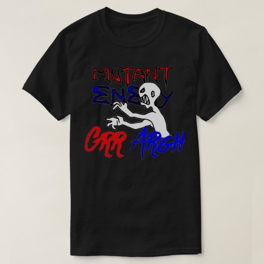 突然変異敵グラアルグ Tシャツ (デザイン正面)