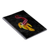 突然変異渦巻形のバナナ ノートブック (右側)