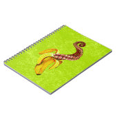 突然変異渦巻形のバナナ ノートブック (左側)