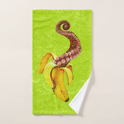 突然変異渦巻形のバナナ ハンドタオル (ハンドタオル)