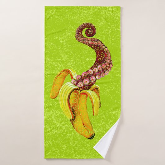 突然変異渦巻形のバナナ バスタオル (バスタオル)