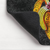 突然変異渦巻形のバナナ マウスパッド (コーナー)