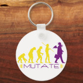 突然紫色 キーホルダー (正面)