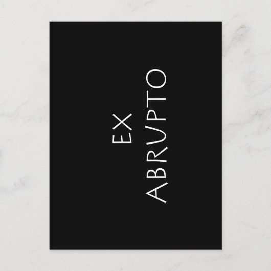 突然 ポストカード (正面)