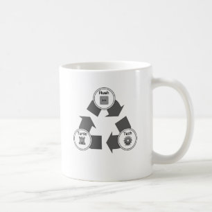 突進かカメまたは技術 コーヒーマグカップ