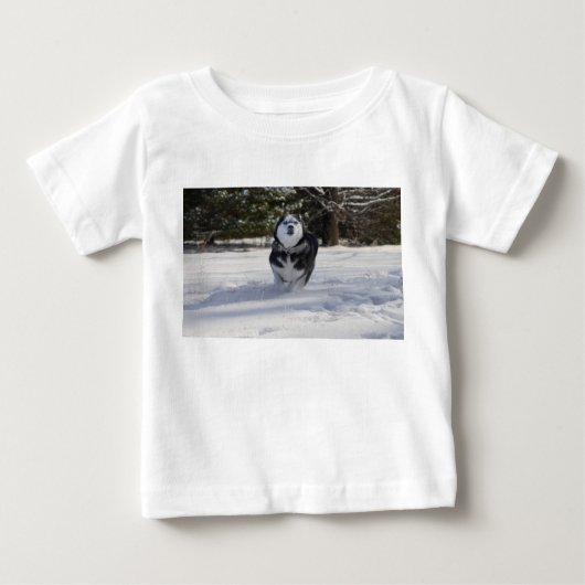 突進 ベビーTシャツ (正面)