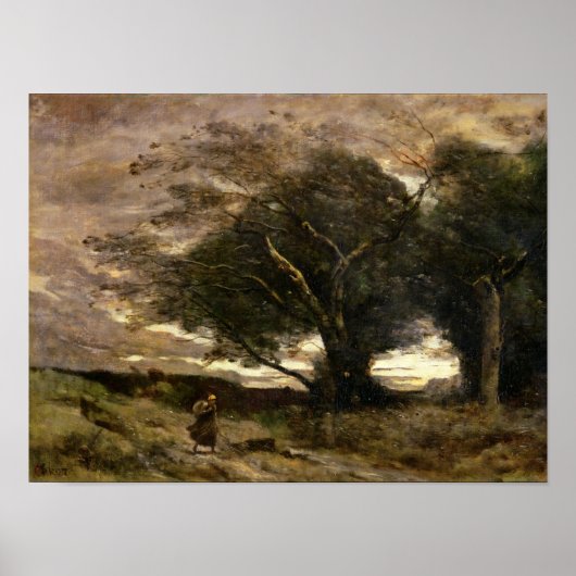 突風， 1866 ポスター (正面)