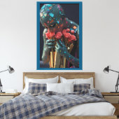 窒息死の愛の女神 – Ken Gage Art キャンバスプリント (インサイチュ (寝室))