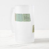 窒素のヨウ素ナトリウムとしてニナ フロストグラスビールジョッキ (正面左)