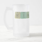 窒素のヨウ素ナトリウムとしてニナ フロストグラスビールジョッキ (左)