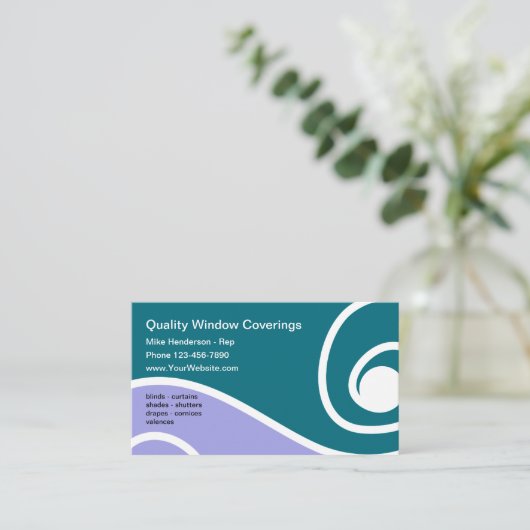 窓おおい 名刺 (スタンド正面)