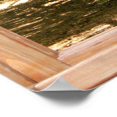 窓からのウッドランドパスビュー ポスター (角)