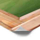 窓からのゴルフコースビュー ポスター (角)