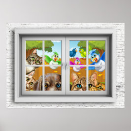 窓からの景色ポスター ポスター