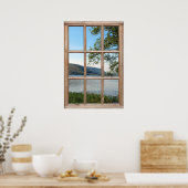 窓からスコットランドを探す ポスター (キッチン)