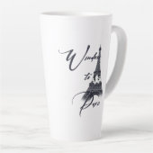 窓からパリTシャツキーチェーンホッケーパックUSB C カフェラテマグ (右アングル)