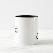 窓からマイハートコーヒーマグ ツートーンマグカップ (中央)