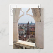 窓から世界葉書 – （ミラノドゥオモから） ポストカード (正面/裏面)