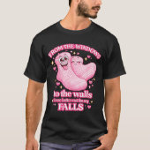 窓から壁へ そこはもうないはず Tシャツ (正面)