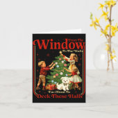 窓から壁へ、今こそこれらのホールを飾ろう カード (黄色い花)