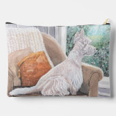 窓から外を見るウェスティン アクセサリーポーチ (裏面)