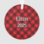 窓から外を見るウェスティン オーナメント (裏面)