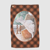 窓から外を見るウェスティン ゴルフタオル (正面)