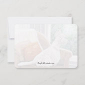 窓から外を見るウェスティン サンキューカード (裏面)