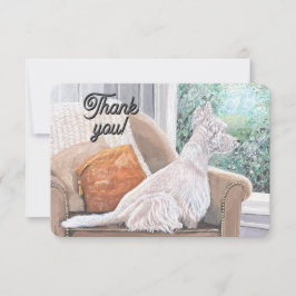 窓から外を見るウェスティン サンキューカード