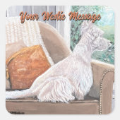 窓から外を見るウェスティン スクエアシール (正面)