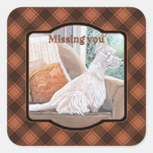 窓から外を見るウェスティン スクエアシール (正面)