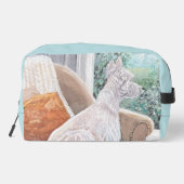 窓から外を見るウェスティン ドップキット (裏面)