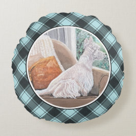 窓から外を見るウェスティン ラウンドクッション