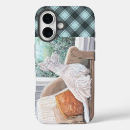窓から外を見るウェスティン iPhone 16ケース