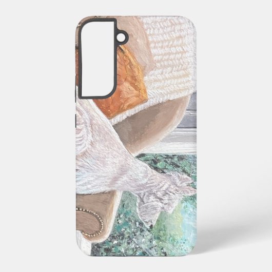 窓から外を見るウェスティン SAMSUNG GALAXYケース (裏面)