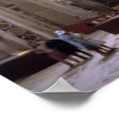 窓から日光が差し込む ポスター (角)