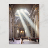 窓から日光が差し込む ポストカード (正面)