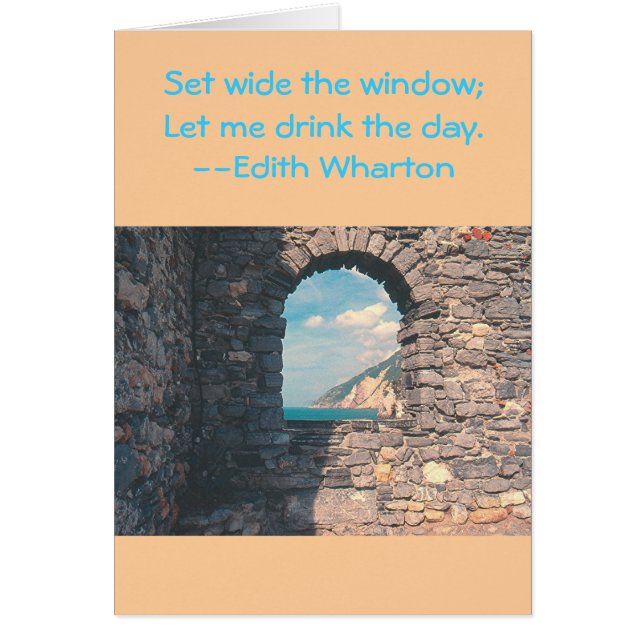 「窓から海への石垣」（写真） (正面)