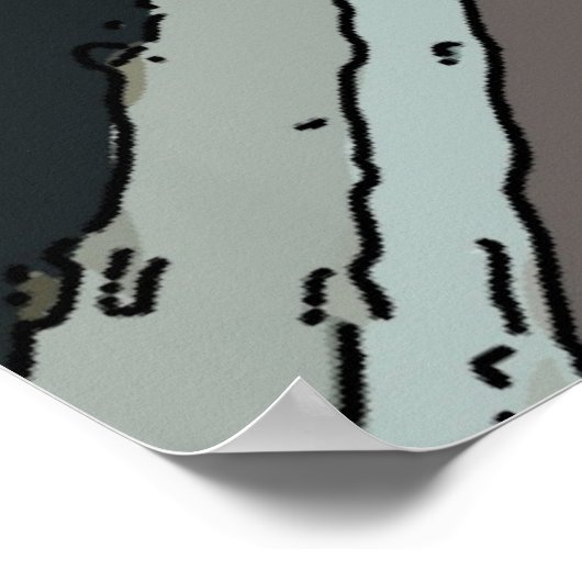 窓から猫を探す ポスター (角)