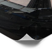 窓から見えるサハラ砂漠 ポスター (角)