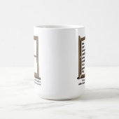 窓から見える面白いマグカップ コーヒーマグカップ (中央)
